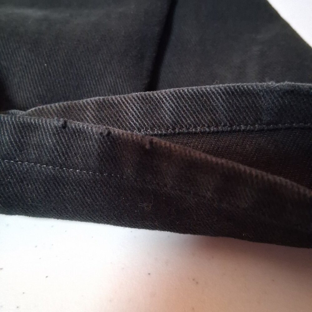 Vintage Lauren Ralph Lauren Jeans Size 10 Black Denim High Waist Mom Hong Kong - Picture 14 of 16
